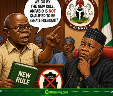 Oshiomhole Don Reject Akpabio As Senate President, Say New Rule No Allow Am Again For Nigeria Politic
