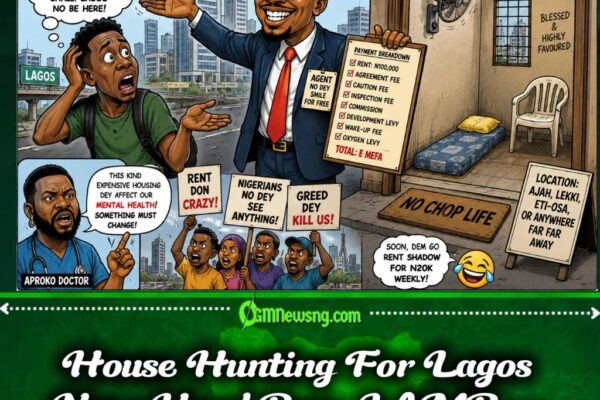 Aproko Doctor Raise Alarm~Lagos House Rent Wahala: Agents Don Turn Parlour To Mini Palace, Collect N100k Monthly!