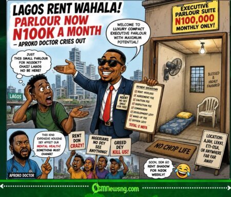 Aproko Doctor Raise Alarm~Lagos House Rent Wahala: Agents Don Turn Parlour To Mini Palace, Collect N100k Monthly!