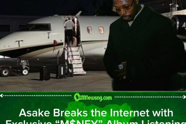 Asake Hosts Lavish “M$NEY” Album Listening Party Inside Private Airplane Hangar