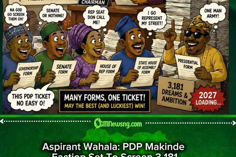 Aspirant Wahala Don Begin: Makinde PDP Set 3,181 People For Screening Ahead Of 2027