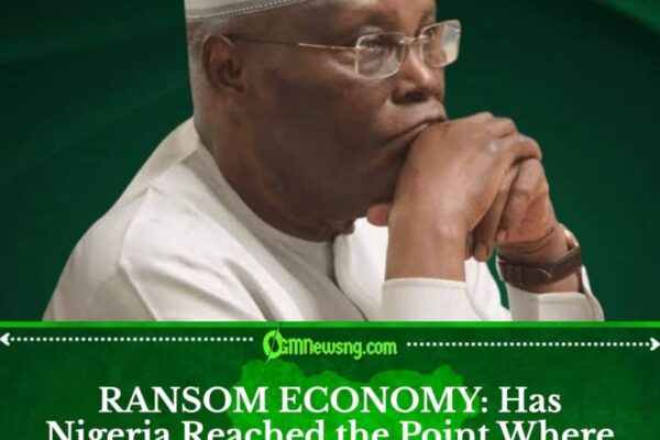Atiku Says Nigerians Now Budget for Ransom Like Rent and School Fees