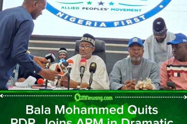 Bala Mohammed Quits PDP, Joins APM in Dramatic Bauchi Shake-Up