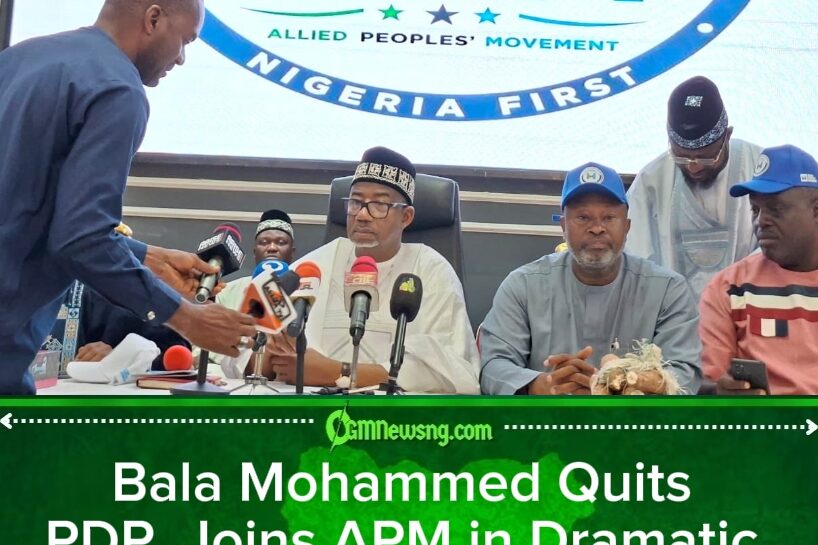 Bala Mohammed Quits PDP, Joins APM in Dramatic Bauchi Shake-Up