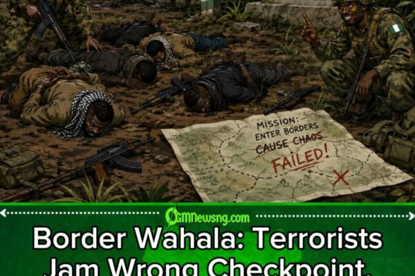 Border Wahala: Terrorists Jam Wrong Checkpoint, Soldiers Send 12 Go Early Meeting