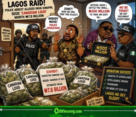 Canadian Loud: ₦500 Million Bribe Drama Scatter Lagos Raid As Police Burst Alleged ₦7.8 Billion Drug Network