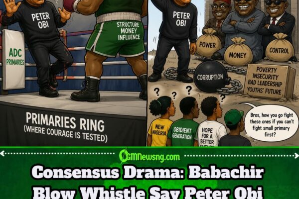 Consensus Drama: Babachir Blow Whistle Say Peter Obi Dey Fear Primary Wahala