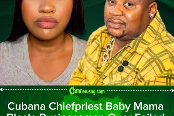Cubana Chiefpriest Baby Mama Celebrates APC Primary Loss, Says “Go and Cry” as Political Ambition Crashes