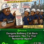 Dangote Refinery Call Back Engineers After Wahala—“Conditional Pardon” Don Land, Work Must Continue!
