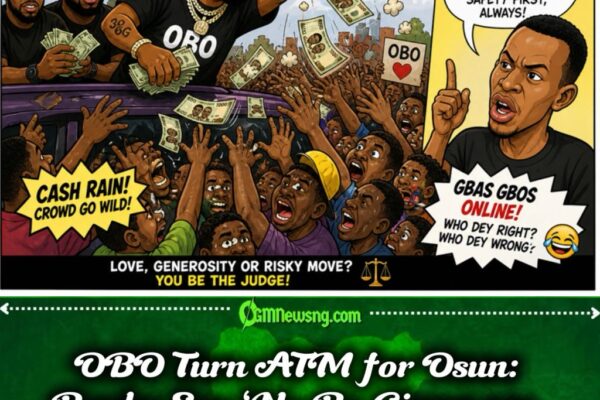 Davido Cash Spray Wahala: Daniel Regha Drag Singer & Aides as Osun Visit Turn Street Carnival