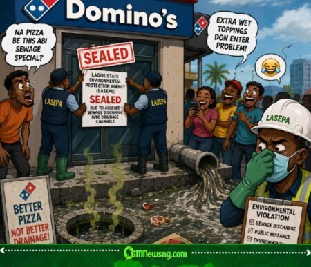 Domino’s Pizza Wahala: Lagos Seal Shop Over “Dirty Water” Weh Dey Flow Like River