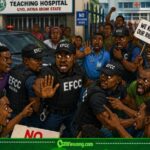 EFCC Operatives Enter “Hospital Action Film” As Fraud Investigation Scatter Ground For Uyo