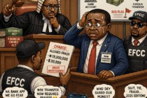 EFCC Fraud: Bank Oga Enter Serious Court Wahala As ₦19 Million And $30,000 Matter Burst Open