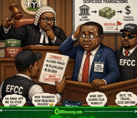 EFCC Fraud: Bank Oga Enter Serious Court Wahala As ₦19 Million And $30,000 Matter Burst Open
