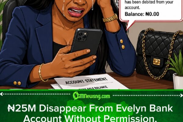 Businesswoman Evelyn Cry Out as ₦25M Waka Comot From Bank Account in Alleged Unauthorized Debit Matter