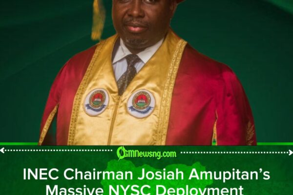INEC Chairman Josiah Amupitan’s 1.4 Million NYSC Election Plan Sparks Security Concerns
