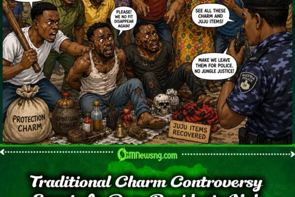 Juju Panic For Owo: Suspected K!dn&pp3rs Reportedly Learn Say Charm No Dey Stop Angry Residents