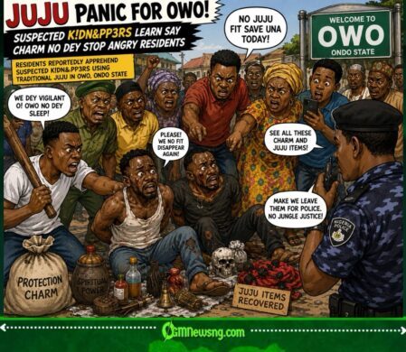 Juju Panic For Owo: Suspected K!dn&pp3rs Reportedly Learn Say Charm No Dey Stop Angry Residents
