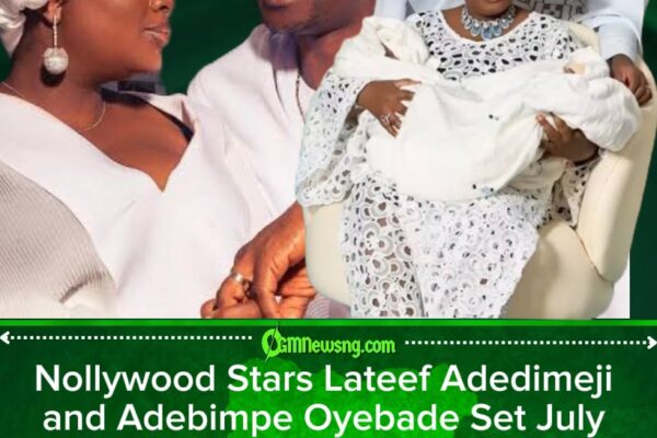 Lateef Adedimeji and Adebimpe Oyebade Unveil Names of Their Triplets Ahead of Grand July Celebration