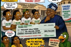 Loan Politics: Students Donate ₦10.7m For Tinubu 2027 Form, Nigerians Begin Ask “Na PTA Meeting Be This?”