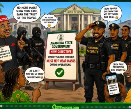 Mask Ban Scatter “Action Movie” Security Packaging For Anambra