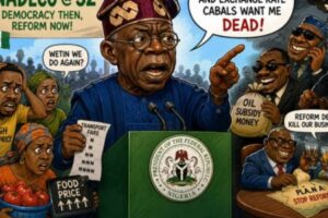 NADECO Cabals: “Dem Want Me Dead” — Tinubu Turn Democracy Anniversary To Political Thriller