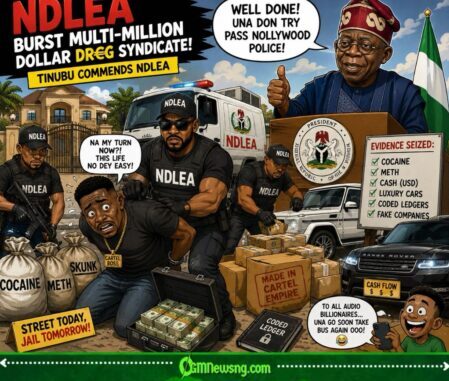 NDLEA Wahala: Tinubu Hail Agency After Multi-Million Dollar Dr¥g Syndicate Crash Like Bad Network