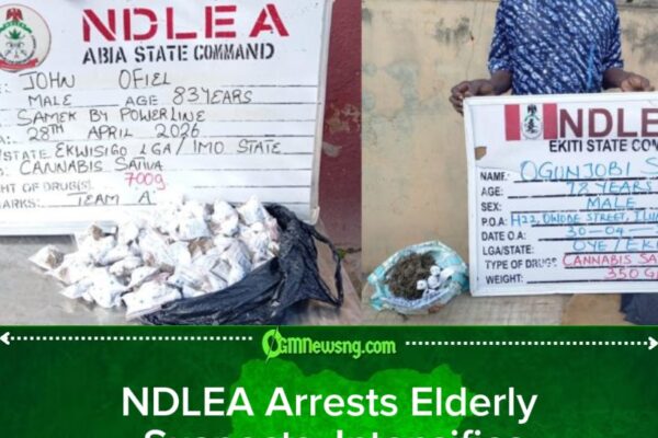 NDLEA Arrests Octogenarians, Seizes Large Drug Hauls in Nationwide Crackdown