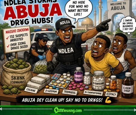 NDLEA Burst Abuja Dr¥g Dens: 132 Suspects Land for Net as Over 220kg Contraband Waka Enter Custody
