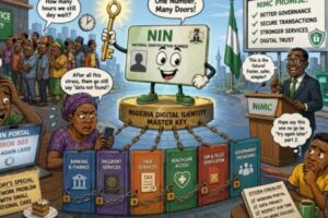 NIN Integration Don Turn National Skeleton Key, But Nigerians Still Dey Ask: Who Hold the Spare Key?