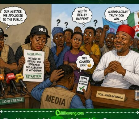 Mic Don Jam! NUJ Carry Allegation Come, Later Carry Am Go Back