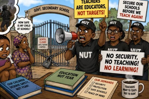 NUT Don Ask: Na Lesson We Dey Teach Or Security We Dey Pray For?