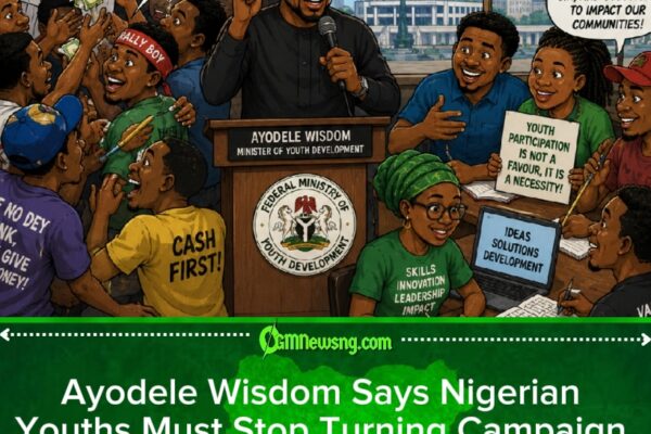 Nigerian Youths Dragged Again as Minister Says Many Only Follow Politics for Cash