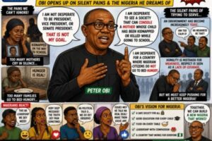 I No Dey Hungry for Power” – Peter Obi Open Up on Silent Pains, Nigeria Weh He Dream of Better Life