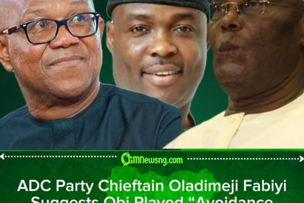 ADC Party Chieftain Oladimeji Fabiyi Says Peter Obi Was “Scared” of Atiku Abubakar
