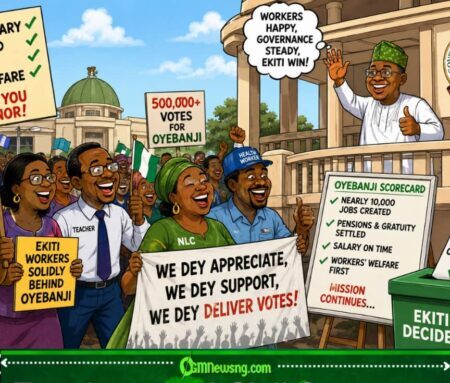 Salary Sweet Pass Campaign Slogan: Oyebanji and Ekiti Workers Enter Political Relationship Status