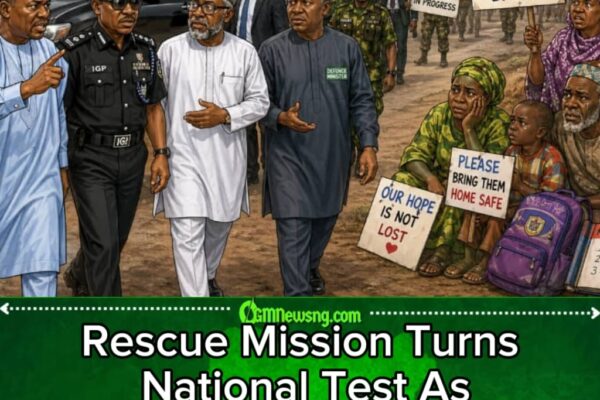 Oyo Abduction: Convoy Of Power Don Land, But Parents Dey Wait For Convoy Of Good News