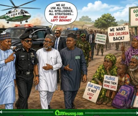 Oyo Abduction: Convoy Of Power Don Land, But Parents Dey Wait For Convoy Of Good News