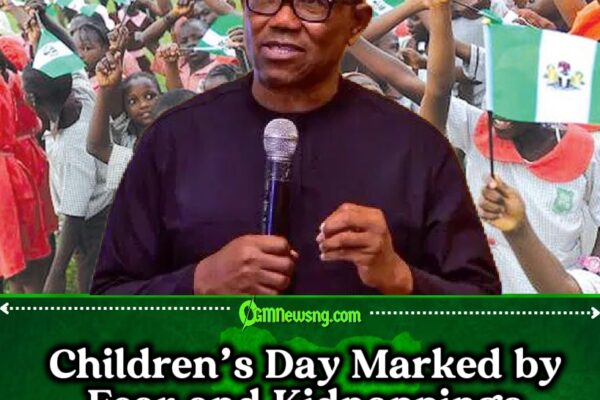 Peter Obi Says Insecurity Has Dimmed Children’s Day Celebration