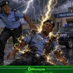 Thunder Kpai Police Inspector For Maiduguri While E Dey Work