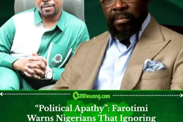 Political Apathy Could Hand Power to Controversial Figures, Farotimi Warns