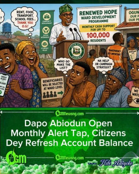 Renewed Hope or Renewed Vote? Ogun Residents Dey Wait for Monthly Cash Miracle