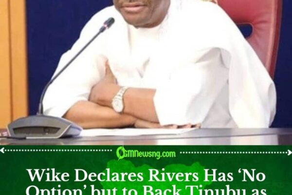 Rivers Support Must Continue Supporting Tinubu, Says Wike