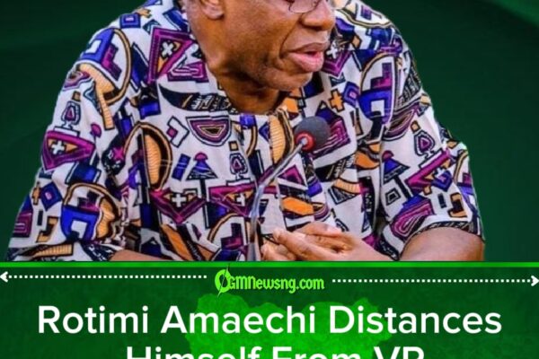Rotimi Amaechi Insists He Is Not Running for Vice President