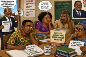 SSEB And Second Term: Teachers Say Blackboard No Suppose Turn Campaign Billboard