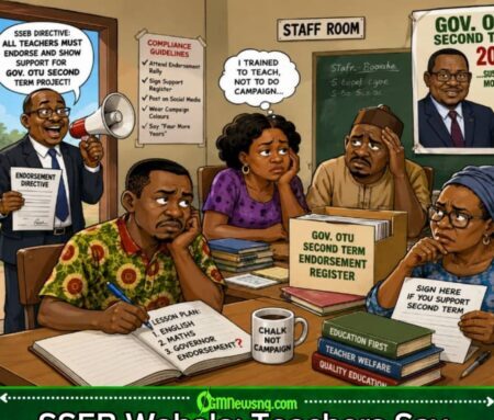 SSEB And Second Term: Teachers Say Blackboard No Suppose Turn Campaign Billboard