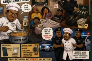 Chef Allegedly Serve “Sleep Soup” Before ₦150m Abuja Luxury Heist