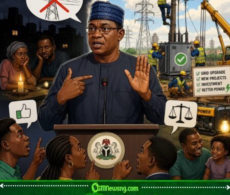 Minister Of Power Tegbe Talk Say Make Nigerians Hold Am Responsible If National Grid Collapse Continue