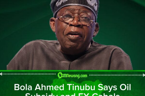 President Bola Ahmed Tinubu Says Cabals Threatened Him Over Subsidy Removal