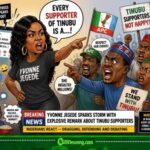 Tinubu Supporters Furious as Yvonne Jegede’s Explosive Political Comment Sets Social Media on Fire